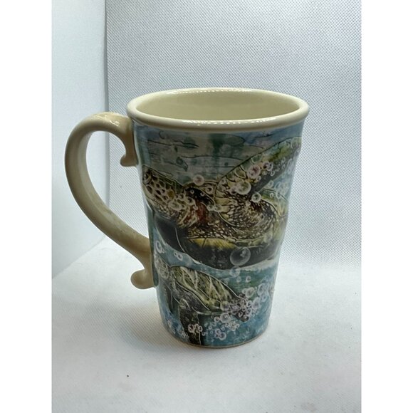 SeaWorld Sea Turtle Ceramic Mug 16oz Fun Drinkware for Ocean Lovers - Picture 9 of 11